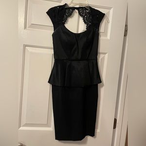 Black homecoming prom or cocktail dress